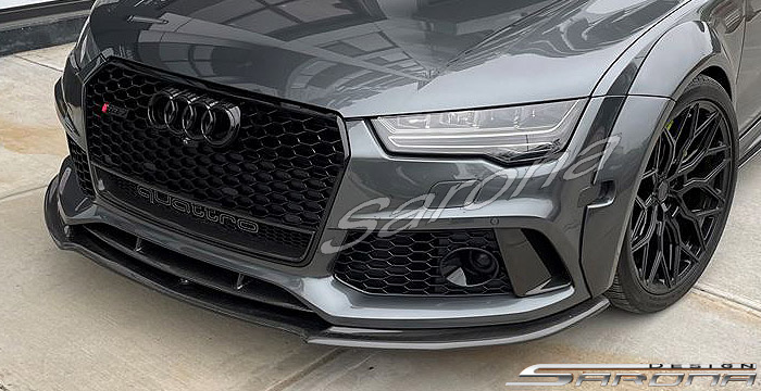 Custom Audi A7 All Front Lip Splitter Sarona